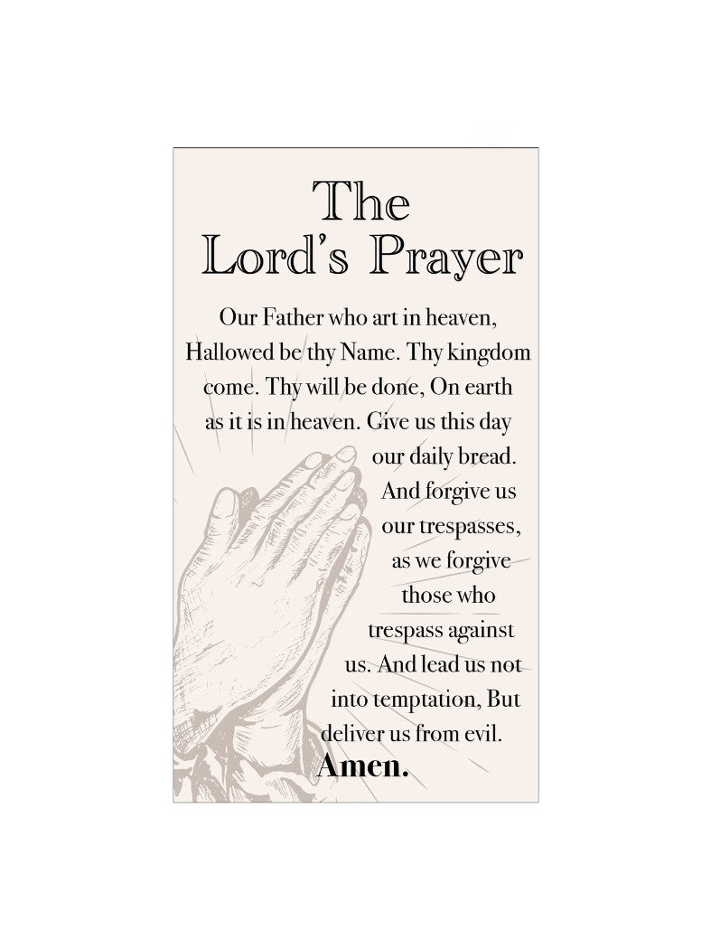 Holy Card: The Lord's Prayer