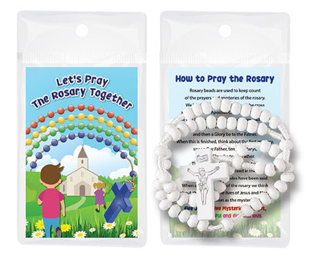 Rosary: Wooden for Children with leaflet