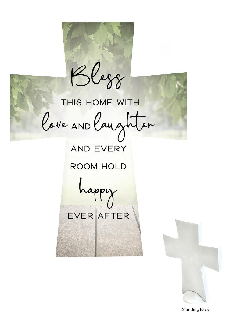 Cross: Bless This House - Resin