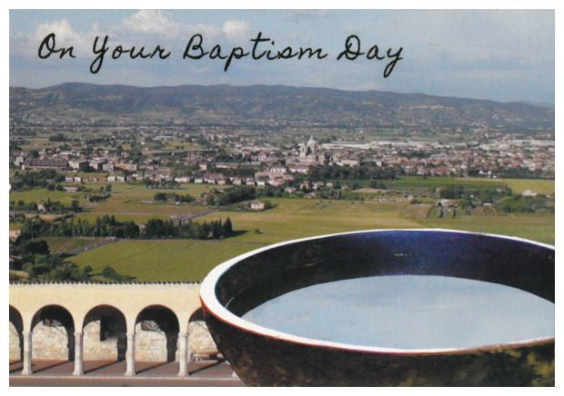 Card: On Your Baptism Day (Assisi)