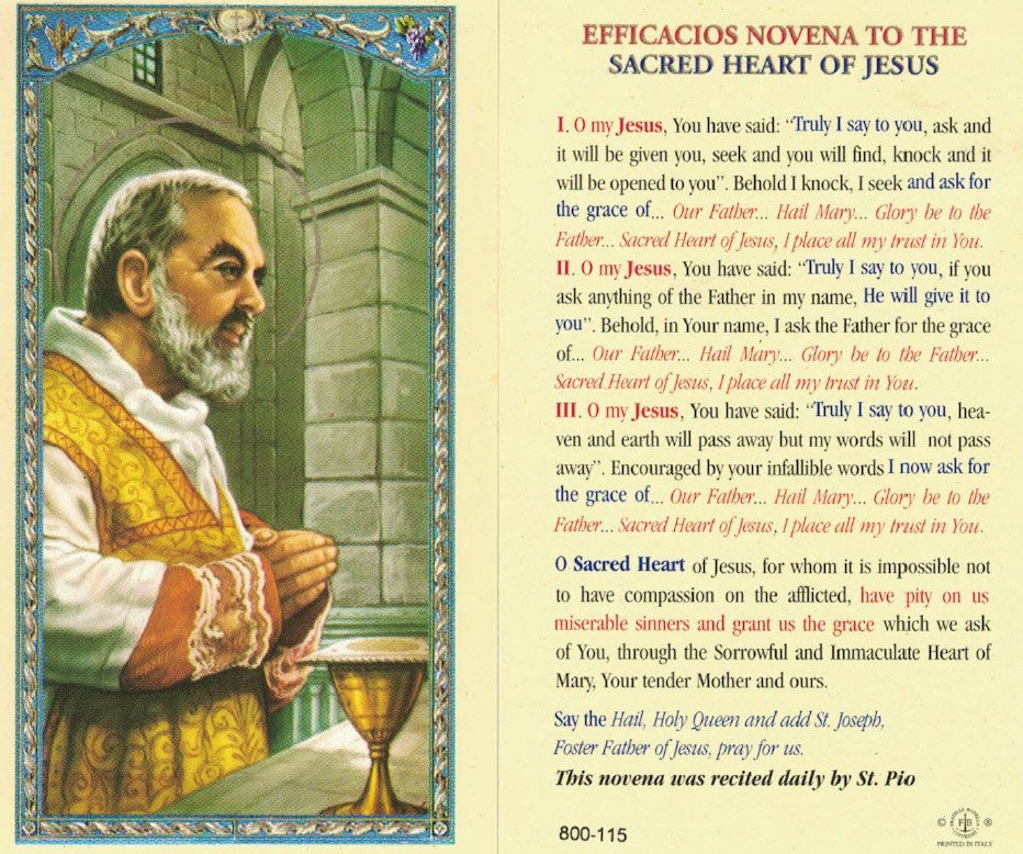 Holy Card: Padre Pio