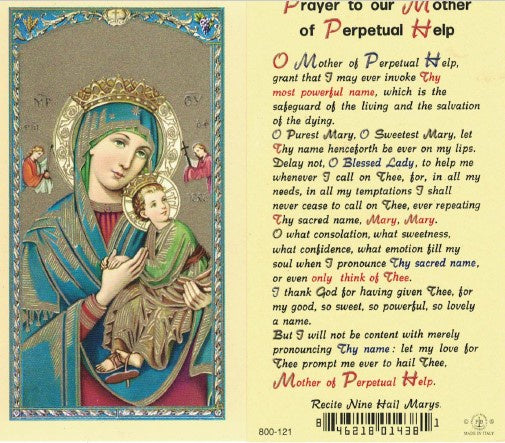 Holy Card: Our Lady of Perpetual Help HP800121