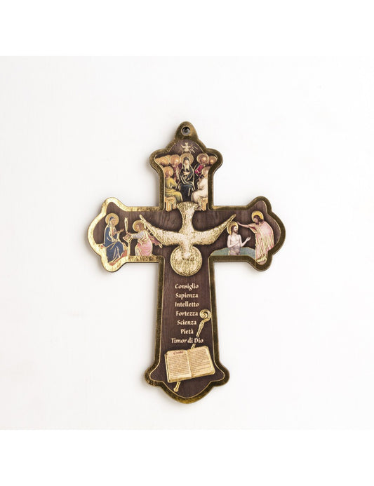 Cross: Holy Spirit Wooden 13cm