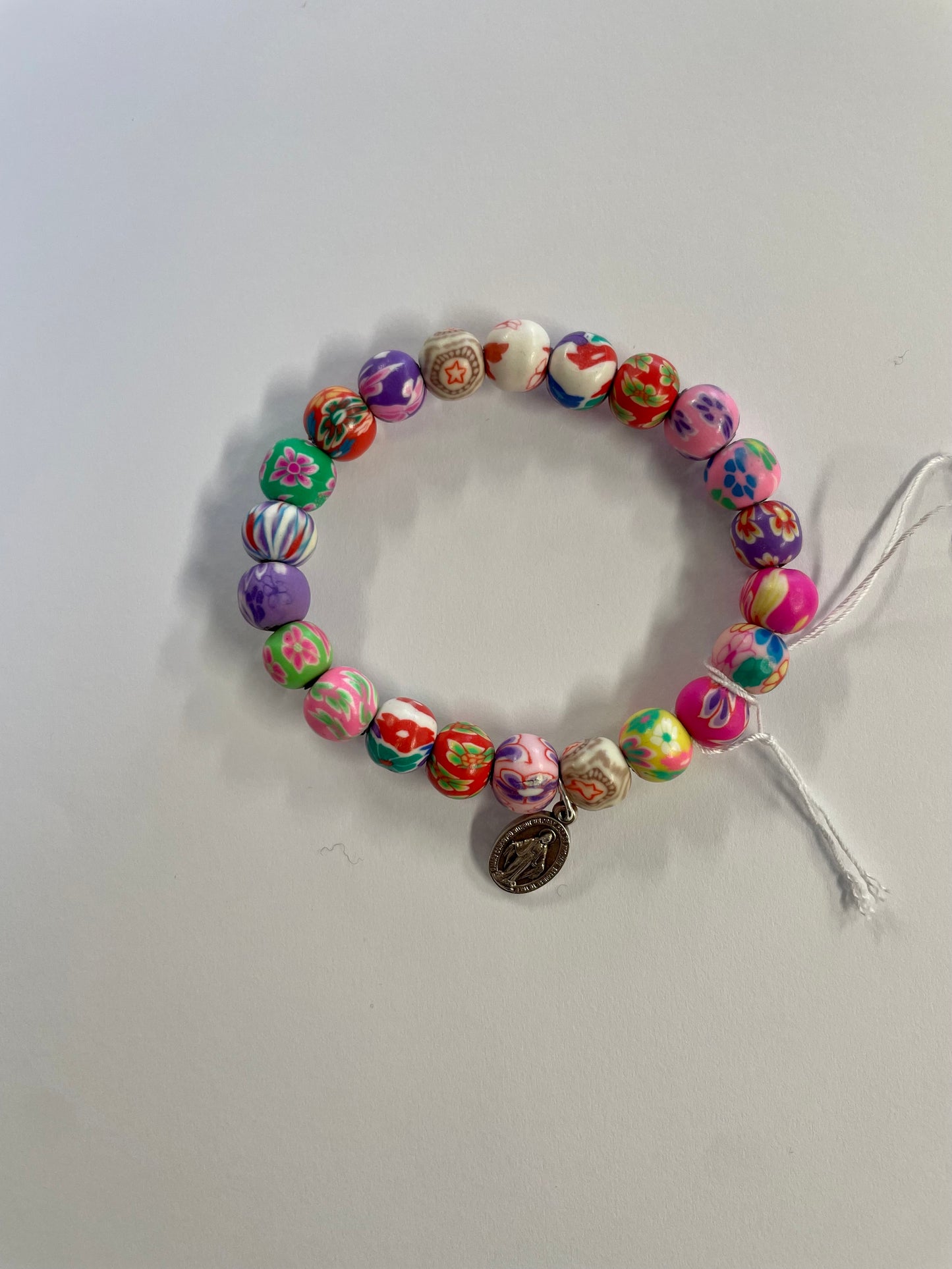 Bracelet: Polymer clay coloured