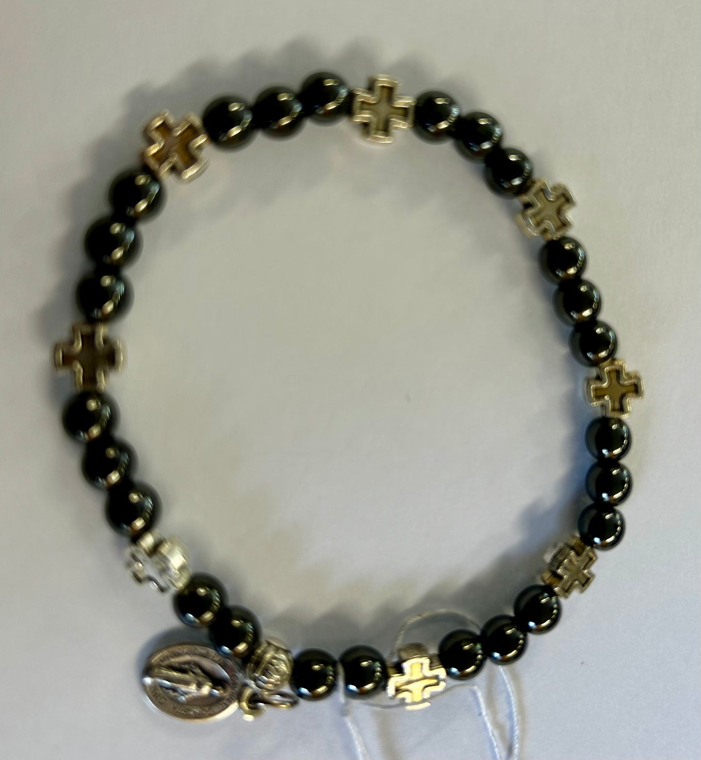 Bracelet: Cross Hematite