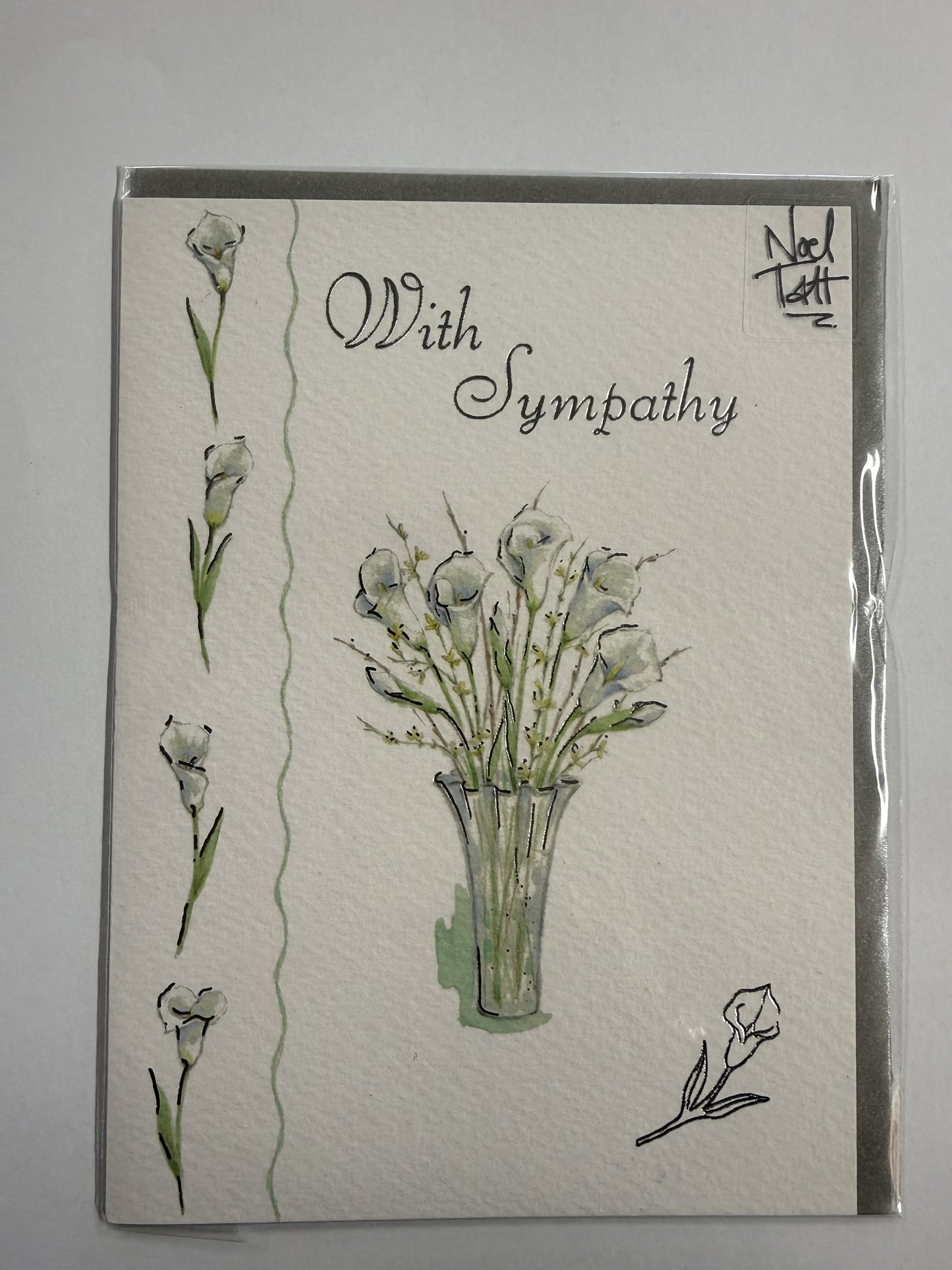 Card: With Sympathy by Noel Tatt