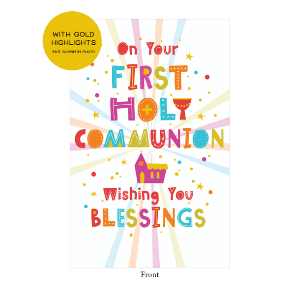 Card: On Your First Holy Communion NMT064