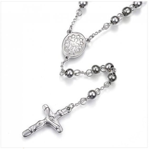 Rosary: Stainless Steel NR284