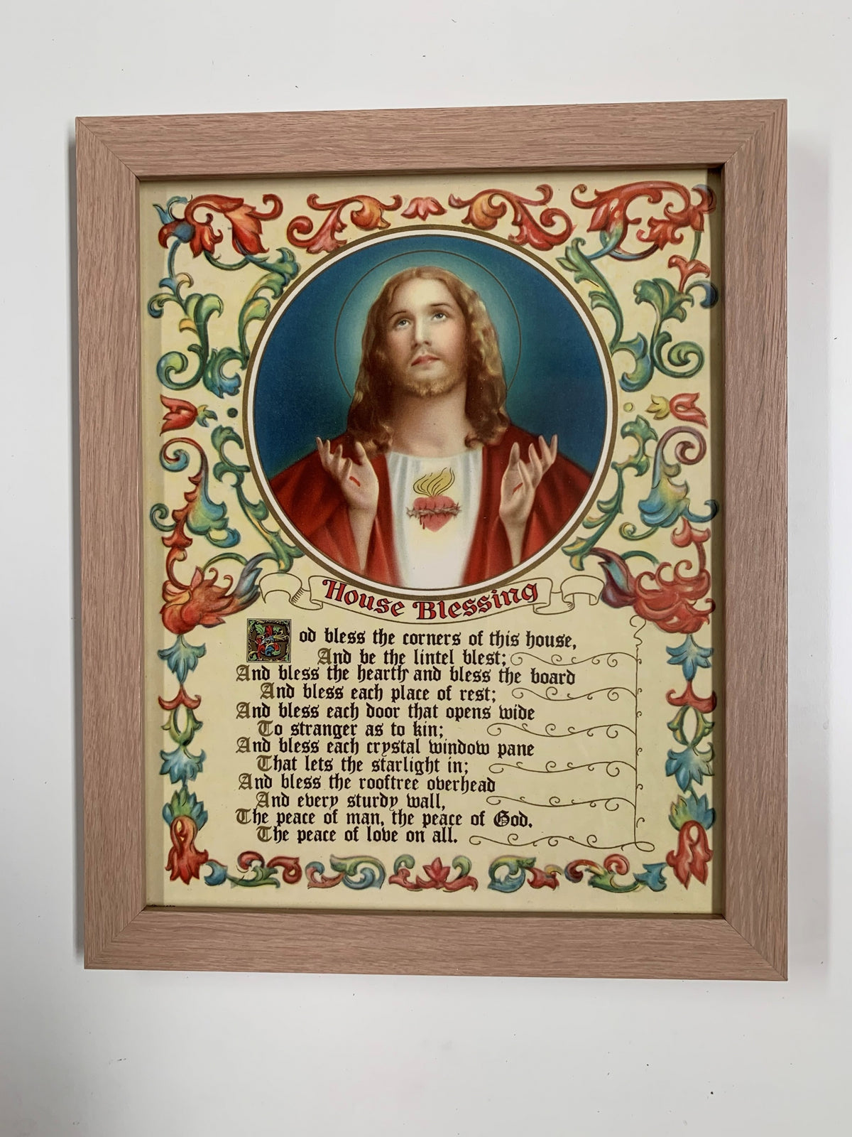 Framed Print: House Blessing 10x8