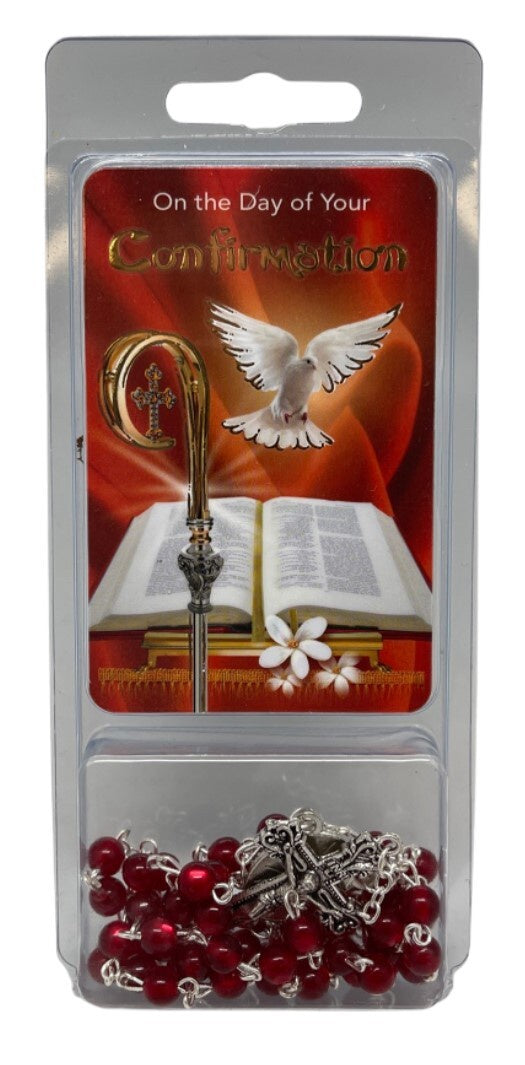 Rosary & Prayer Card Set - Confirmation