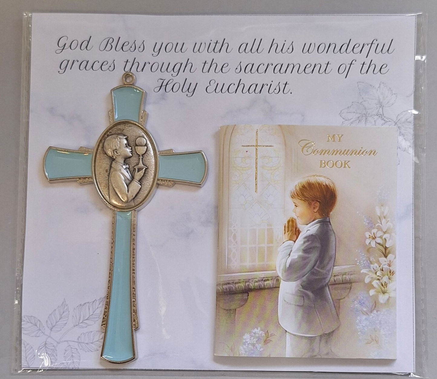 First Holy Communion Pack - Book & Crucifix