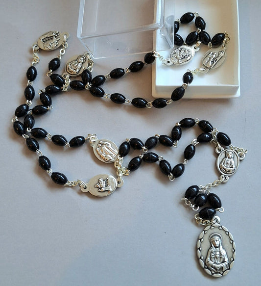 Rosary: Seven Sorrows Chaplet Black
