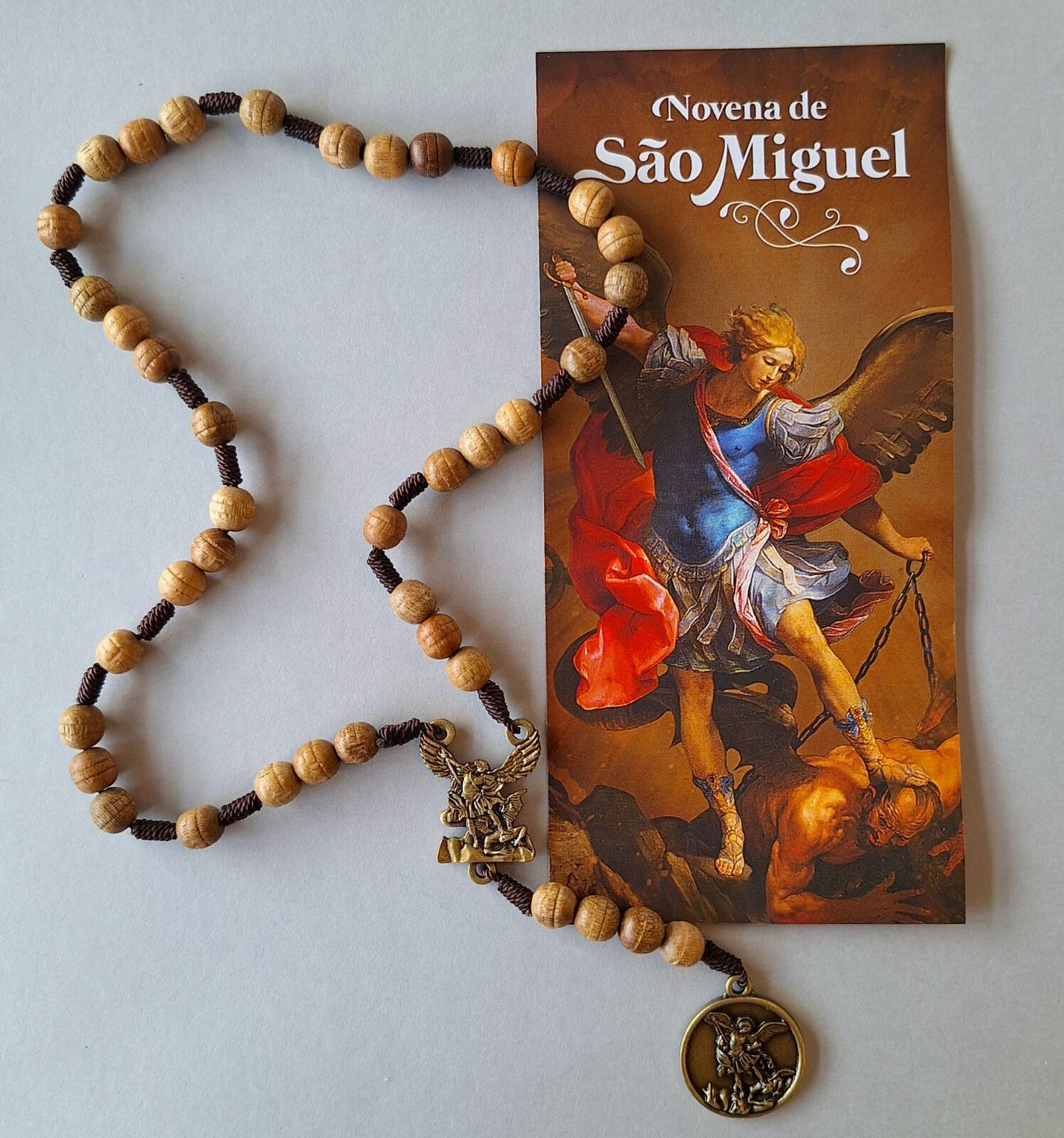 Chaplet: St Michael wooden (Brazilian)