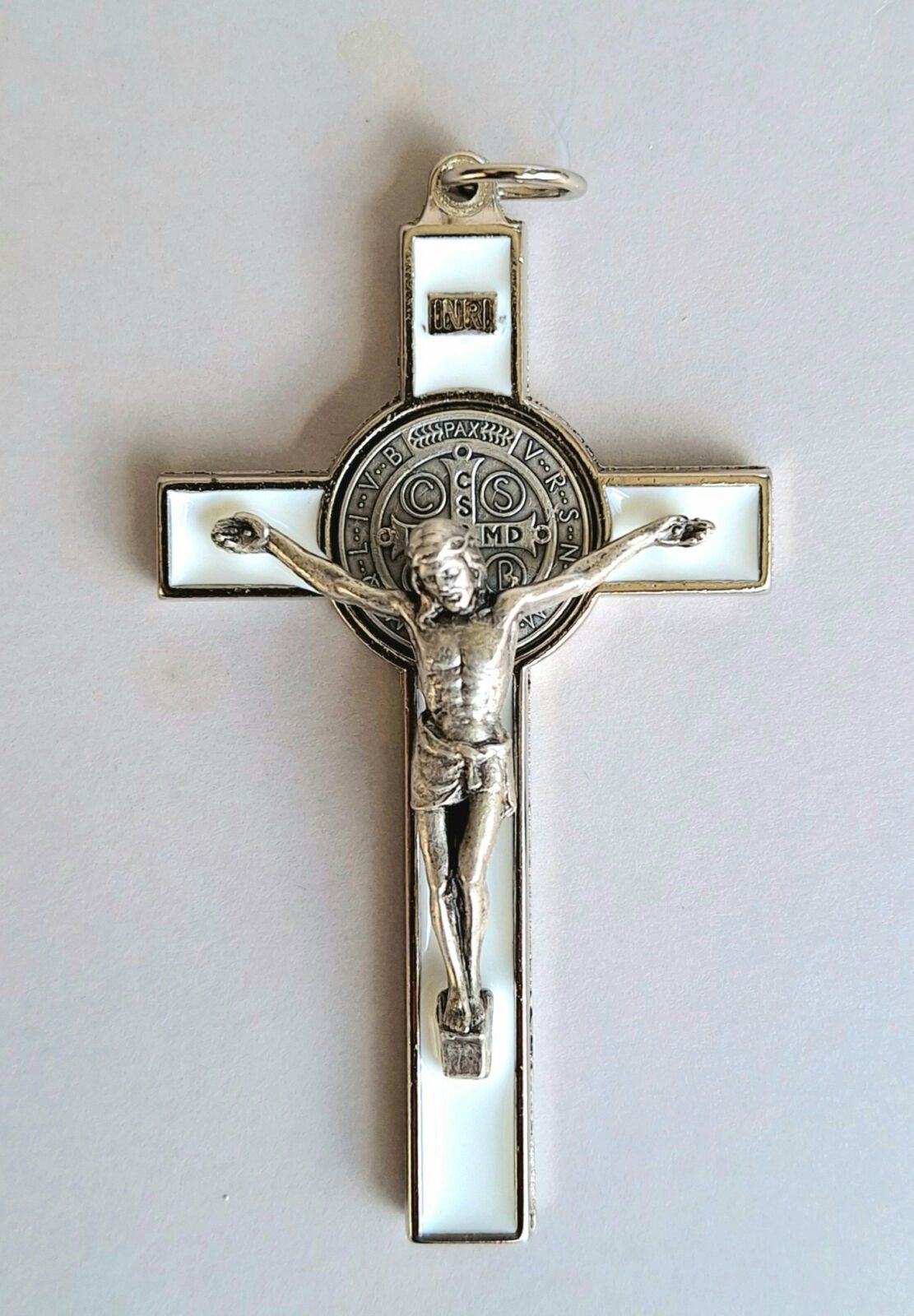 Crucifix: St Benedict 7.5cm