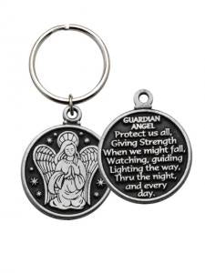 Keyring: Pewter Guardian Angel