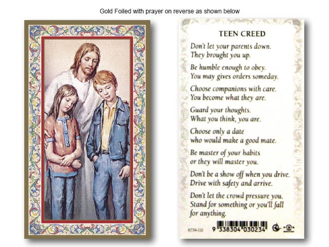 Holy Card: Teen Creed