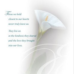 Card: Sympathy, Those We Hold Closest