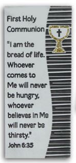 Plaque: First Holy Communion