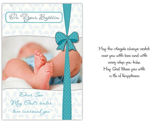 Card: Baptism Son
