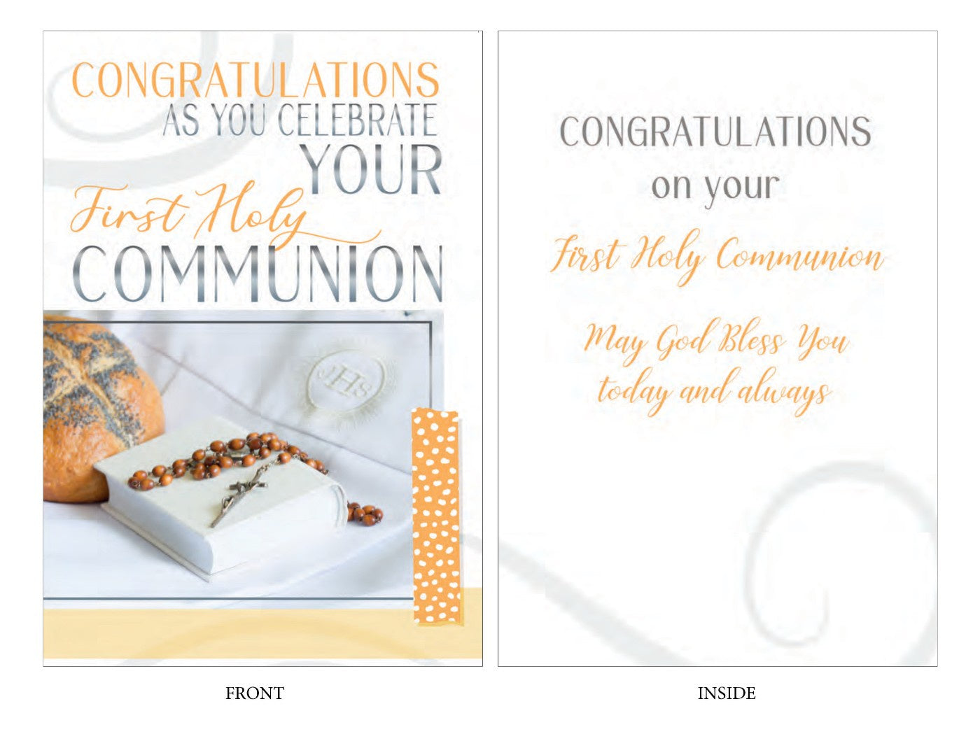 Card: First Holy Communion Rosary