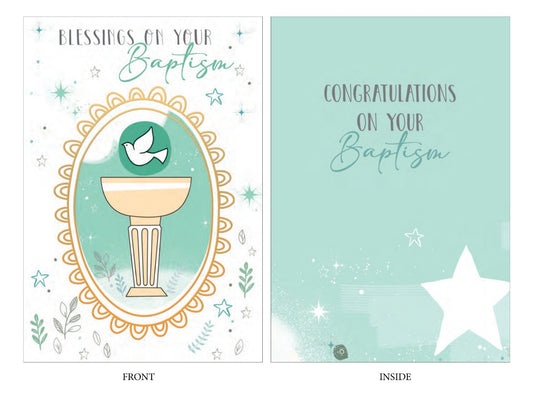 Card: Blessings on Your Baptism CD13242