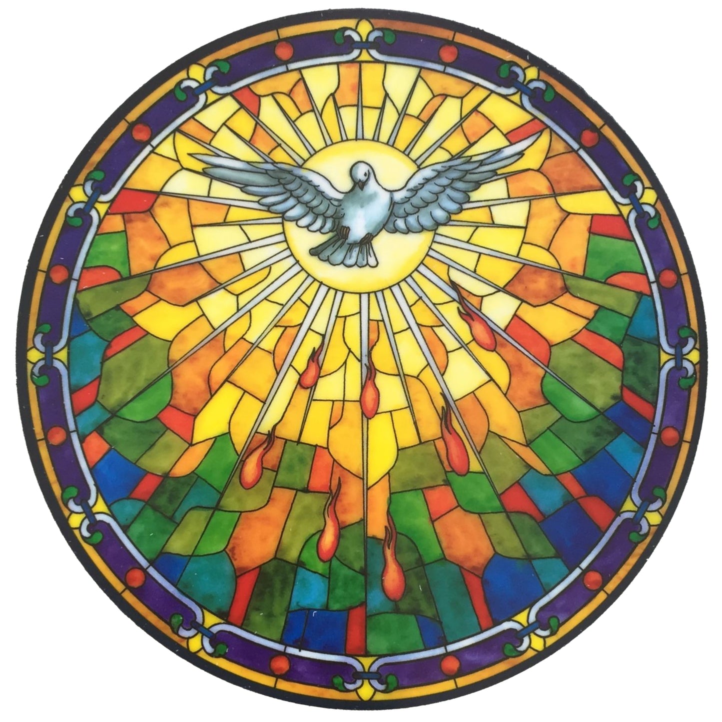 Suncatcher: Stained Glass Sticker