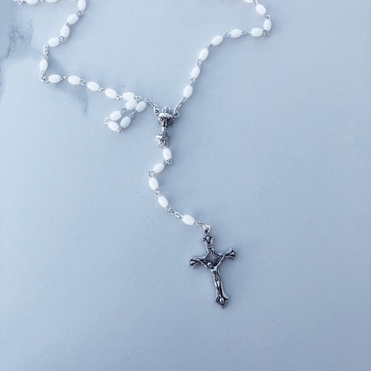 Rosary: First Holy Communion - White
