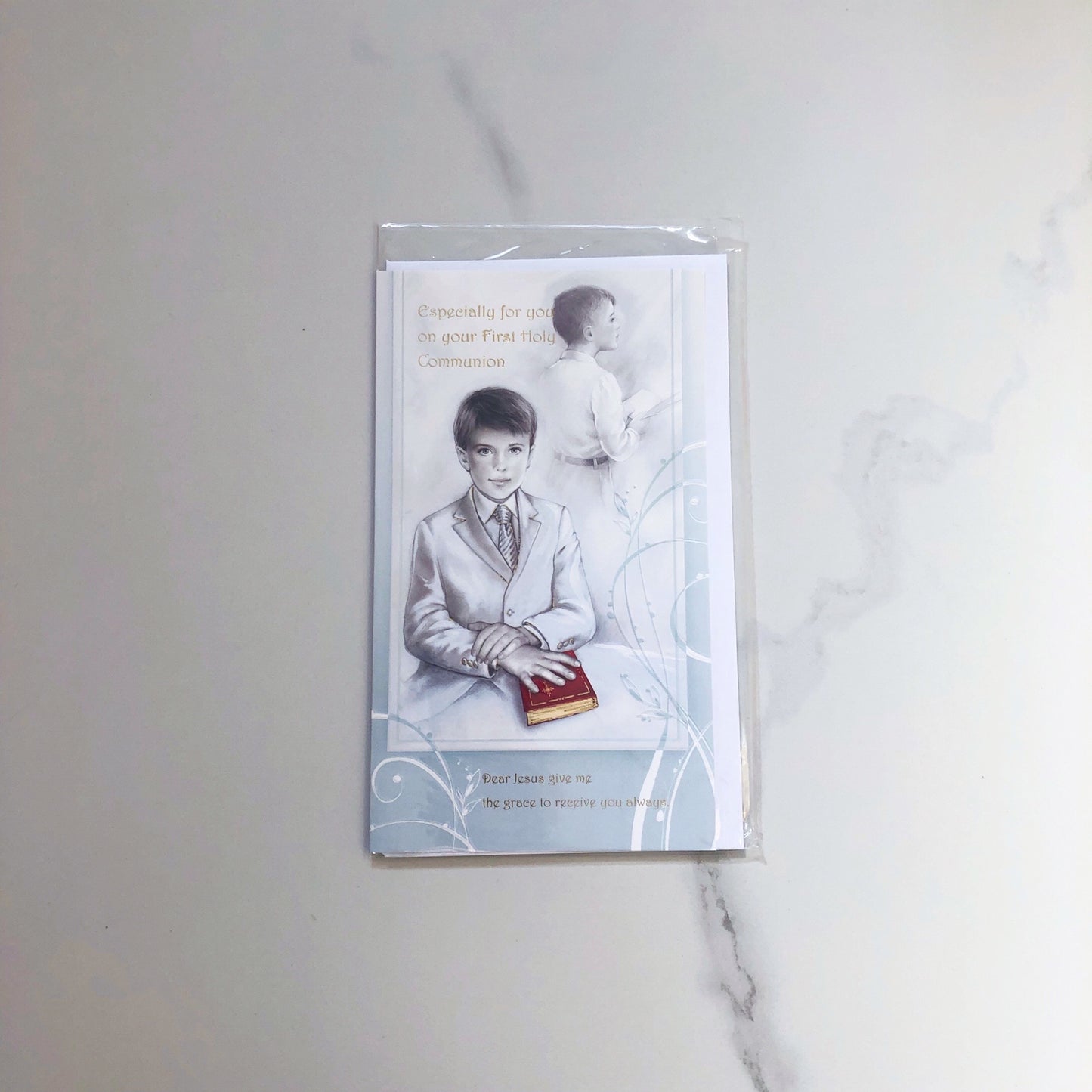 Card: First Holy Communion Especially (Boy)