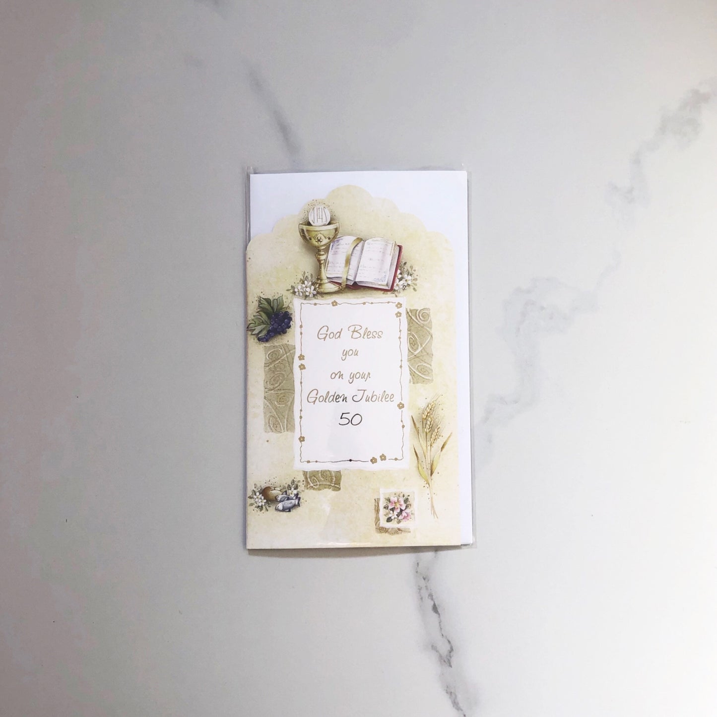 Card: God Bless you on your Golden Jubilee