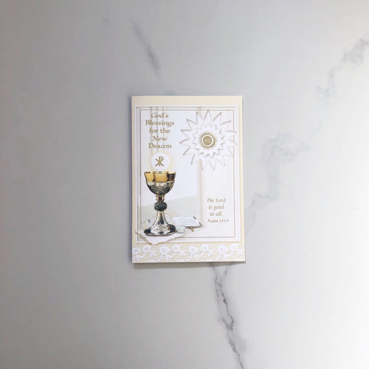 Card: God's Blessings For The New Deacon