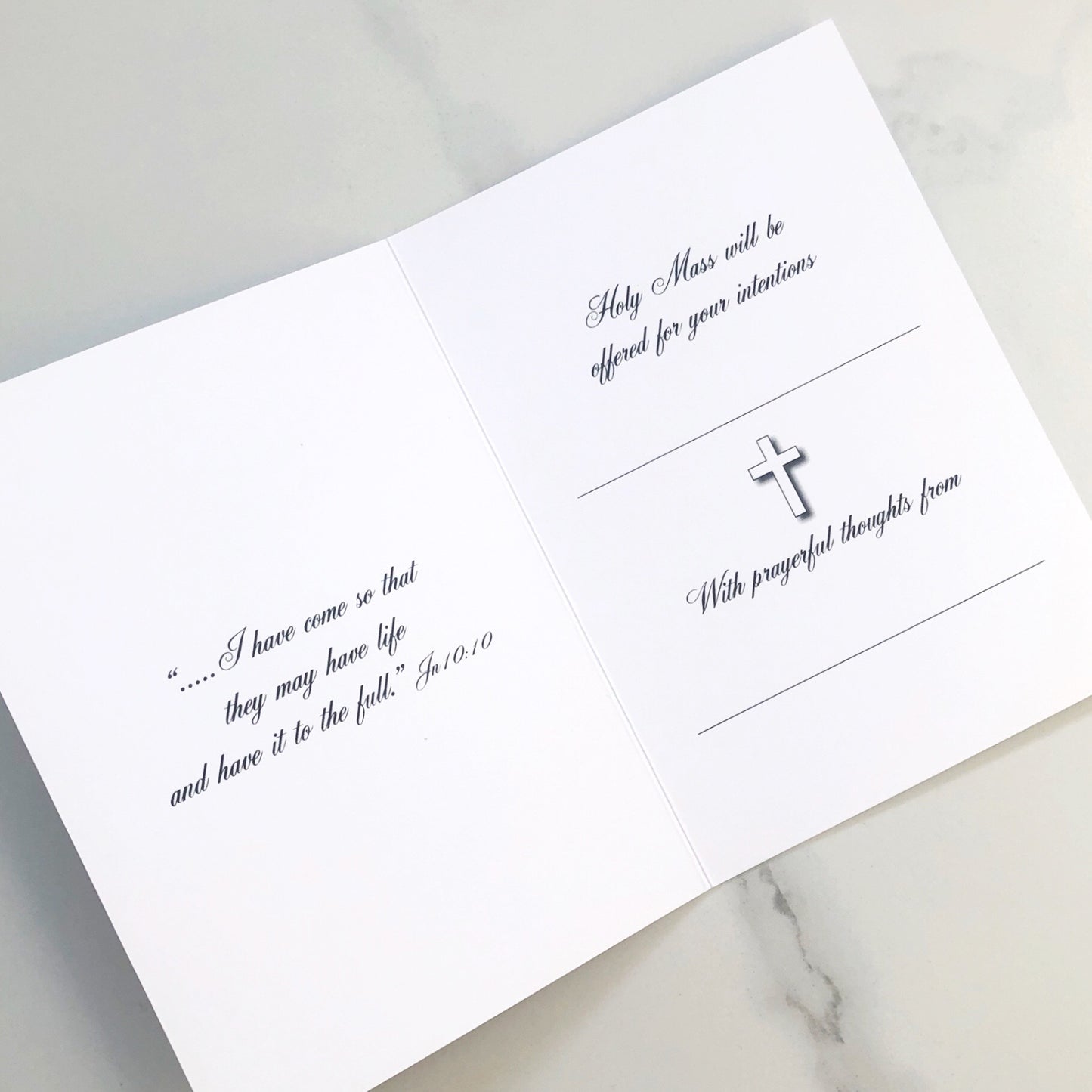 Mass Card: Mass in sympathy