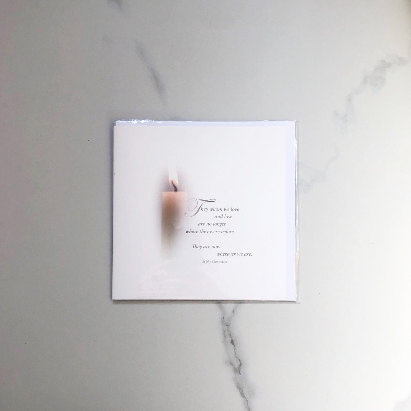 Card: Sympathy, They whom we love and lose (90129)