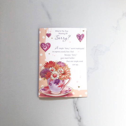 Card: What Is The True Meaning Of Sorry?