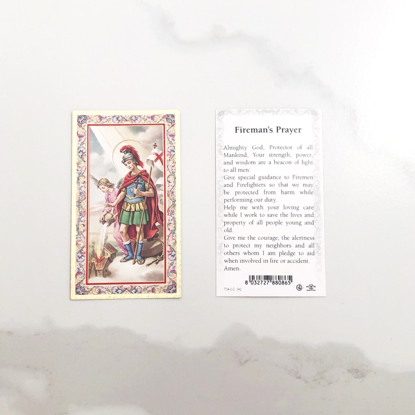 Holy Card: Fireman's Prayer