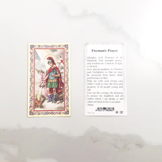 Holy Card: Fireman's Prayer