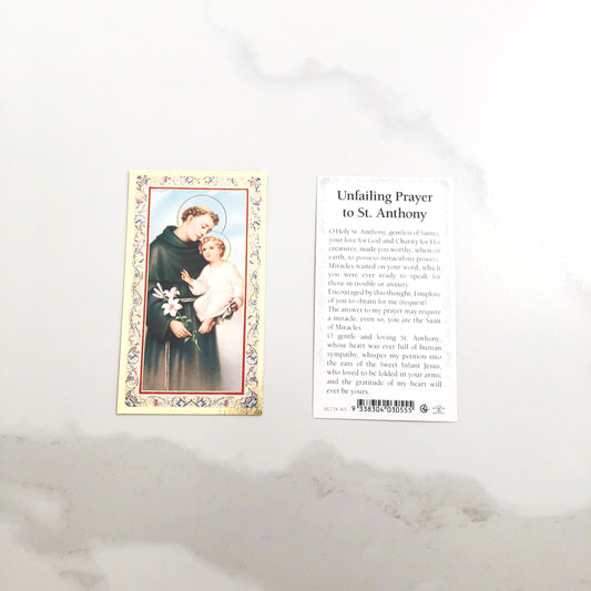 Holy Card - St Anthony