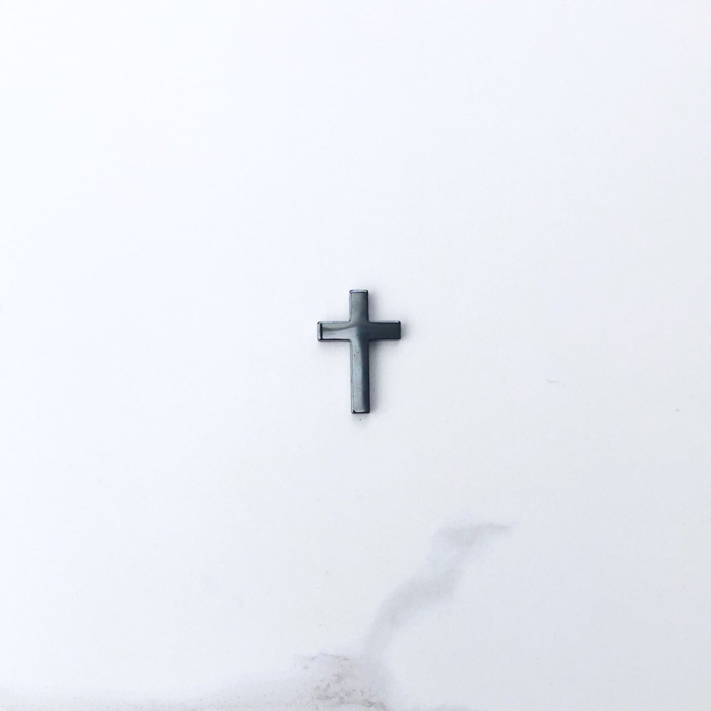 Hematite Cross Pendant