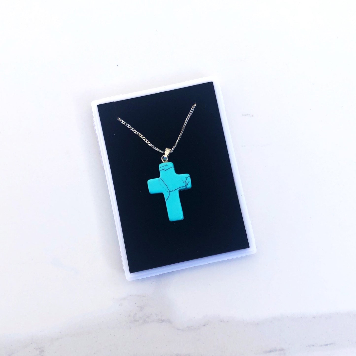 Pendant: Cross Turquoise PC88TQS