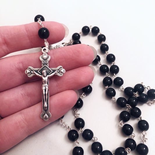 Rosary - Black/Trad FP7BLKJER