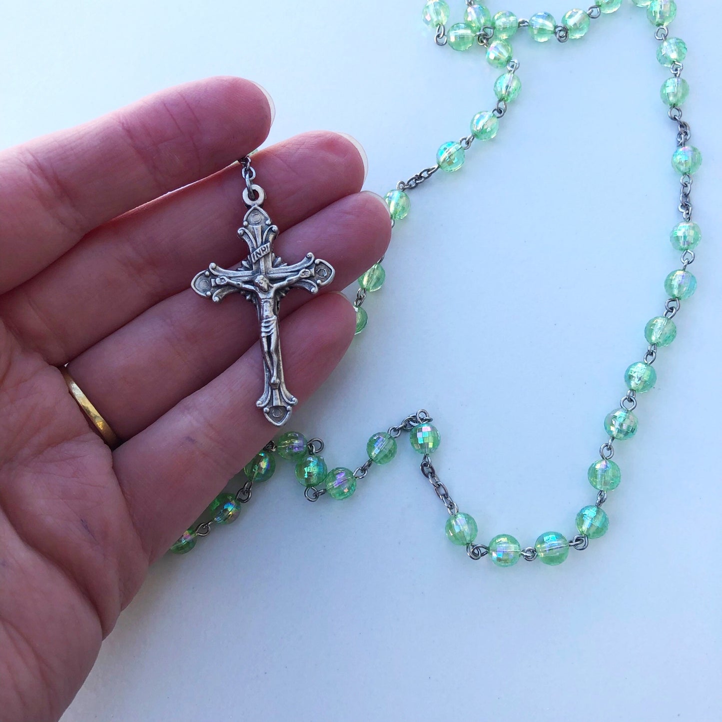 Rosary: Acrylic Crystal