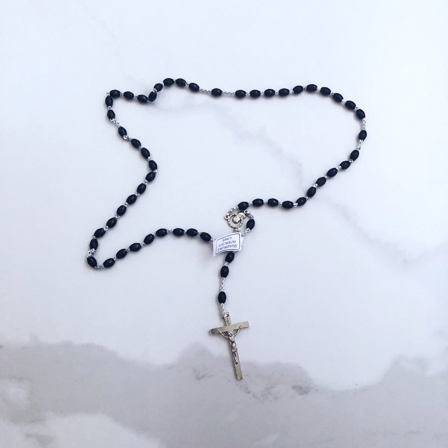 Rosary - Plastic Black