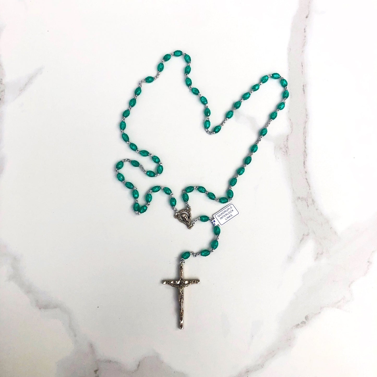 Rosary - Plastic Green