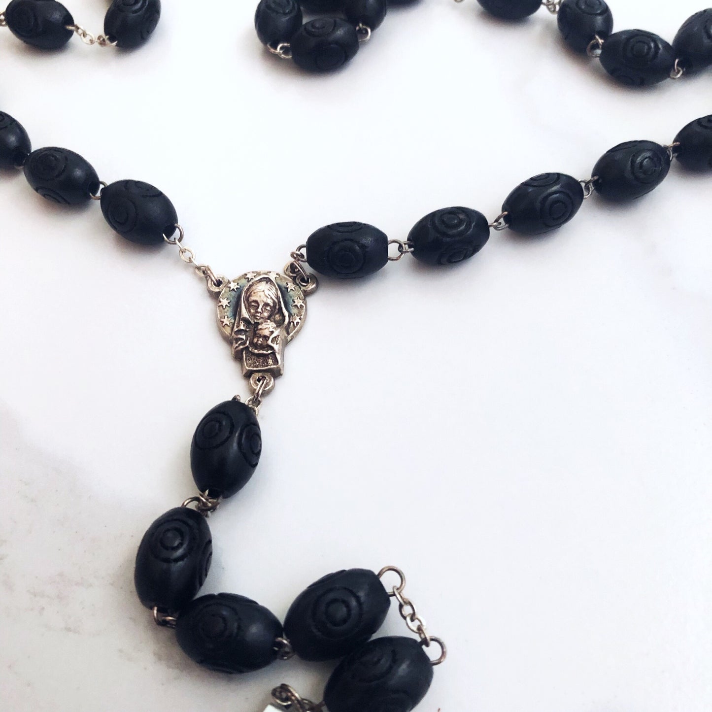 Rosary Beads: Wood Large Bead