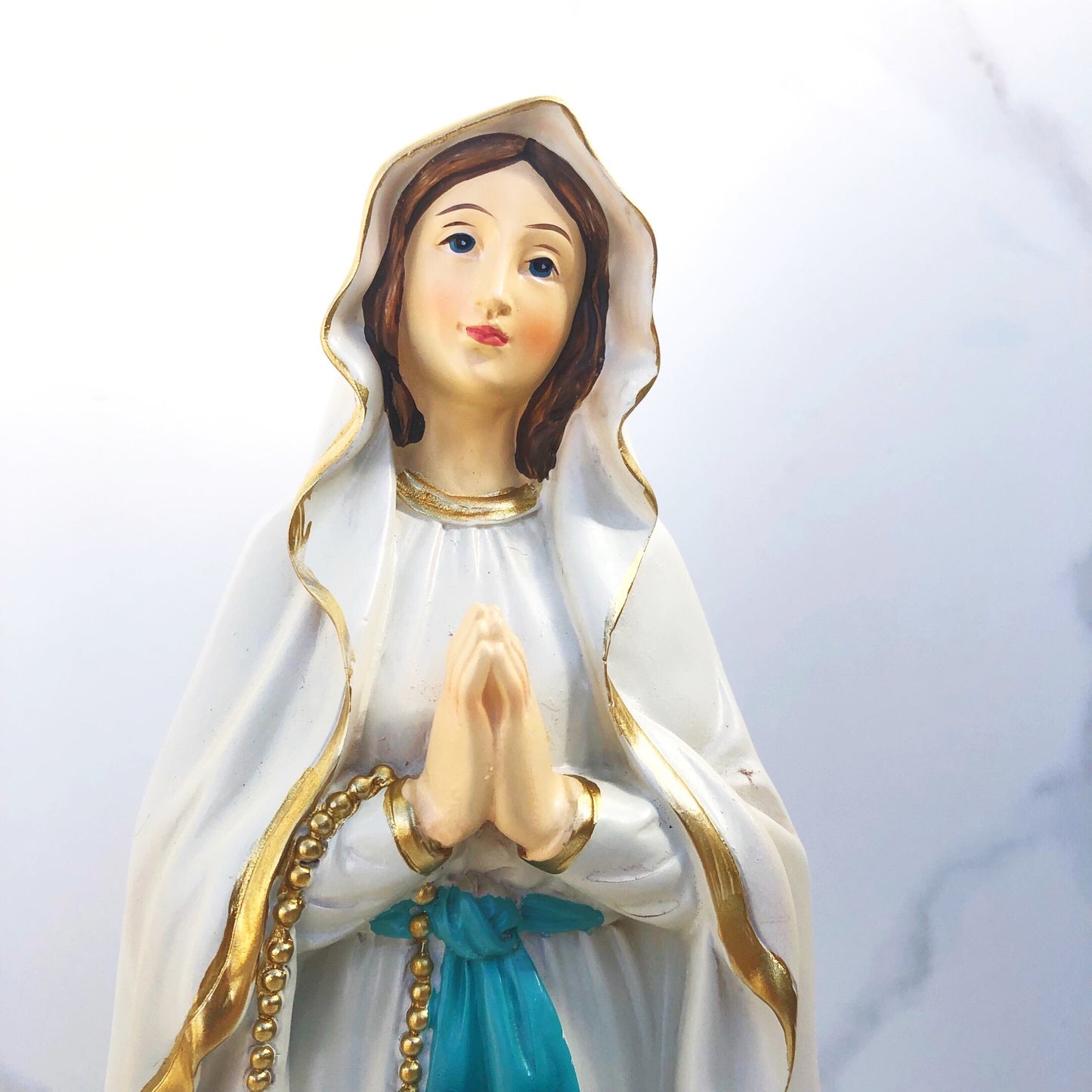 Statue: Resin Our Lady of Lourdes 200mm