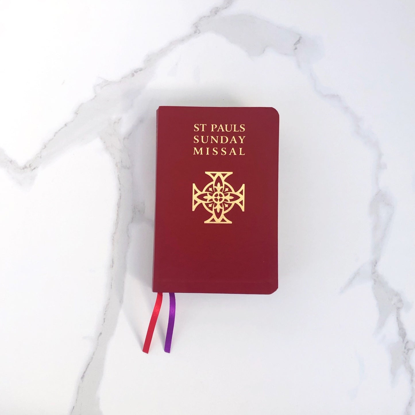 St Pauls Sunday Missal Red leatherette