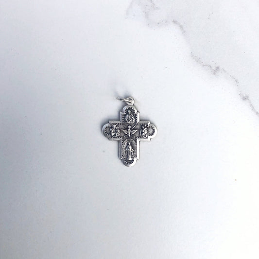 Cross: Multi Subject Silver 27mm