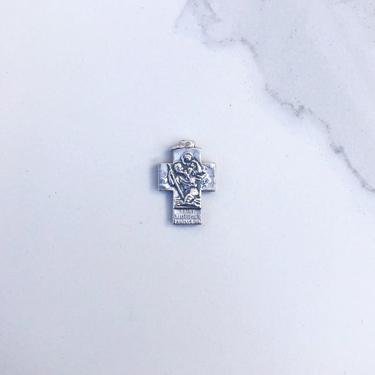 Cross: St Christopher Silver