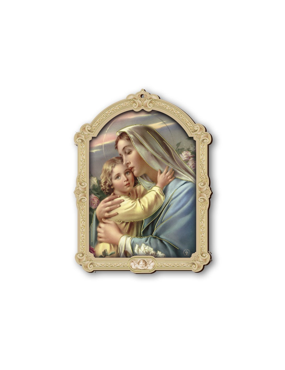 Plaque: Mother & Child wood
