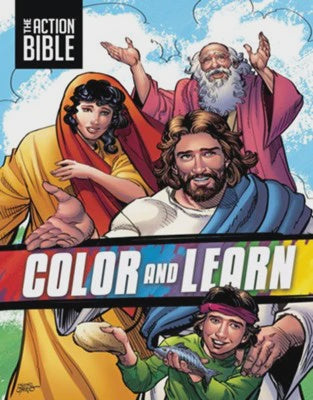 Colouring Book: The Action Bible Colour & Learn 8-12