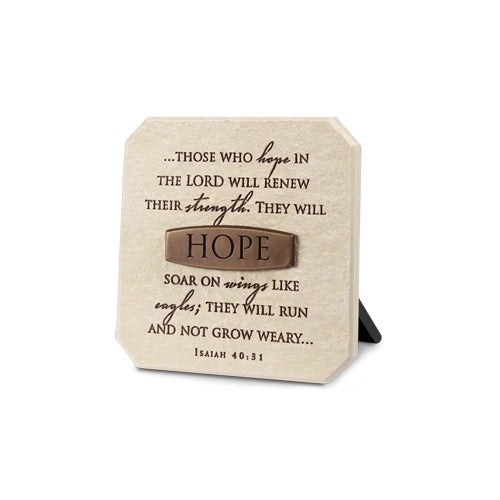 Plaque: Hope Isaiah 40:31